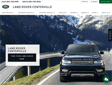 Tablet Screenshot of landrovercenterville.com